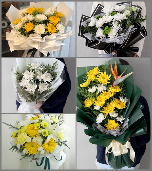 湖北咸宁市赤壁市赤马港街道劈精村白事花束代送